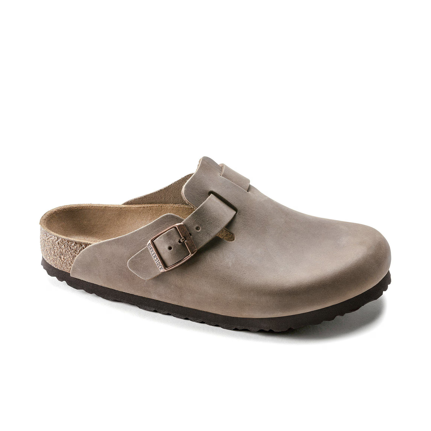 BIRKENSTOCK BOSTON OILED LEATHER TABACCO BROWN