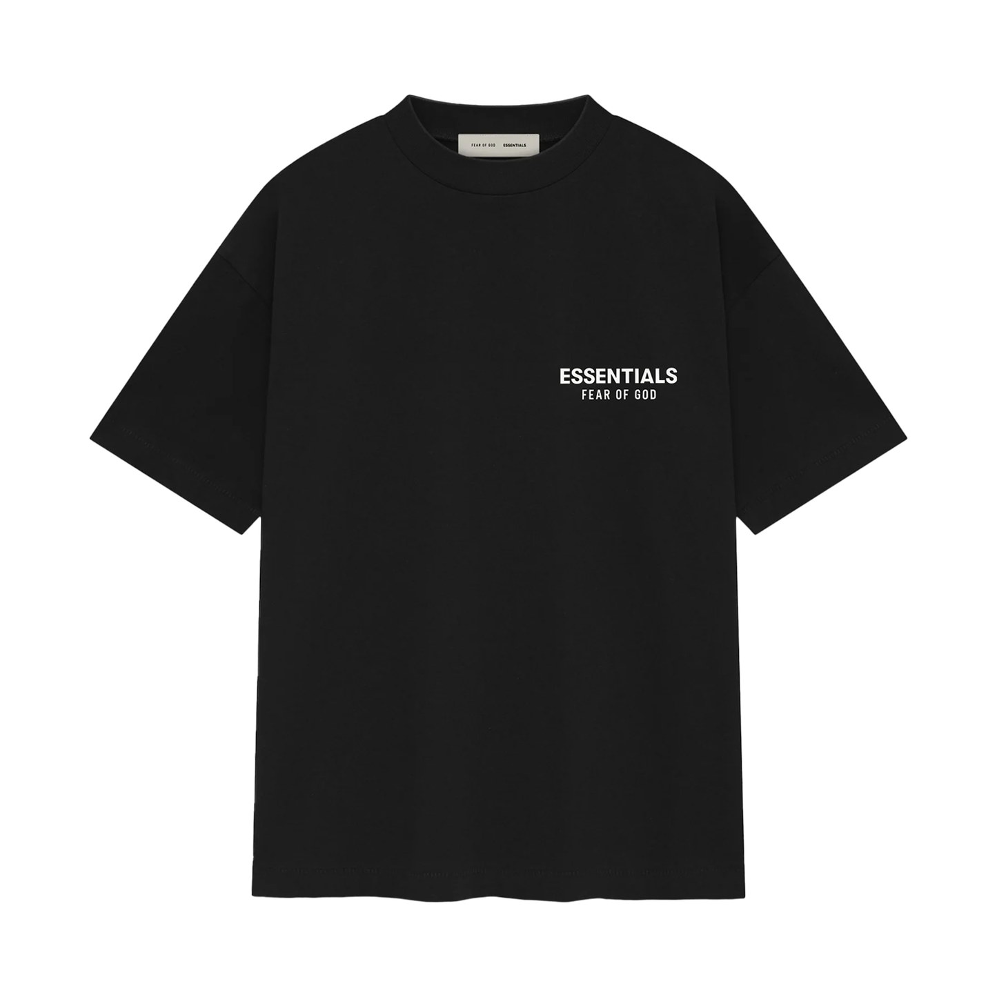 FEAR OF GOD ESSENTIALS CLASSIC FIT T-SHIRT JET BLACK