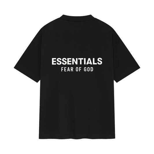 FEAR OF GOD ESSENTIALS CLASSIC FIT T-SHIRT JET BLACK
