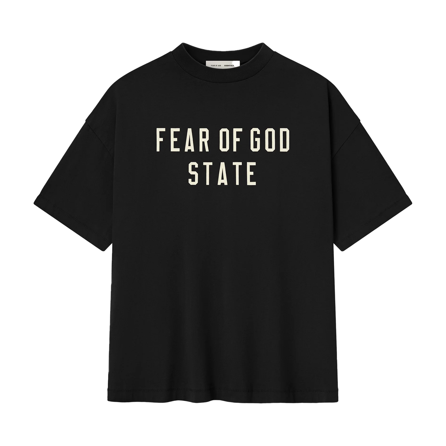 FEAR OF GOD ESSENTIALS 90'S FIT TEE JET BLACK