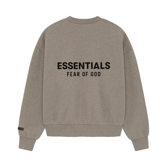 FEAR OF GOD ESSENTIALS CLASSIC CREWNECK SWEATSHIRT (HOMESTEAD HEATHER)