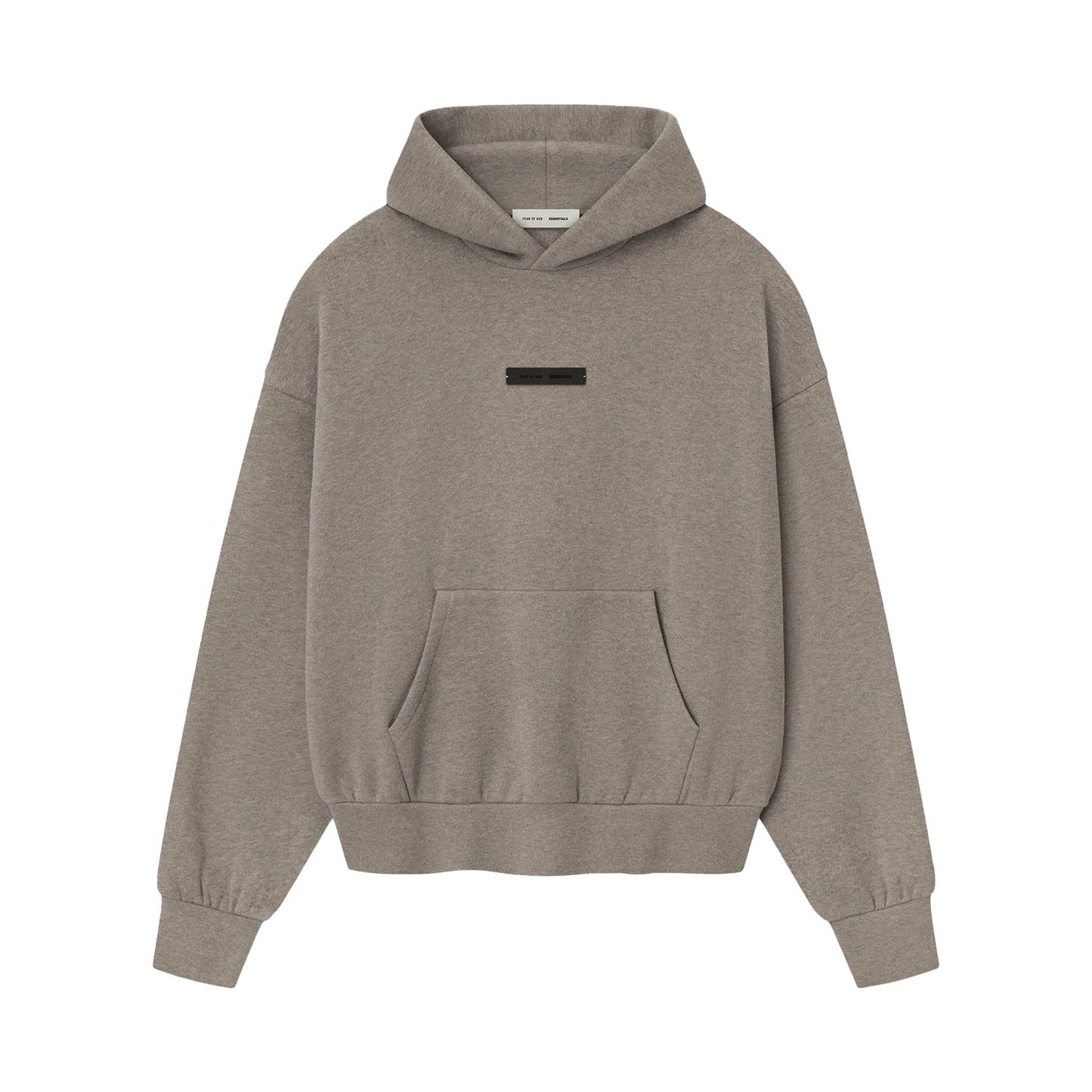 FEAR OF GOD ESSENTIALS CLASSIC FLEECE HOODIE HOMESTEAD HEATHER