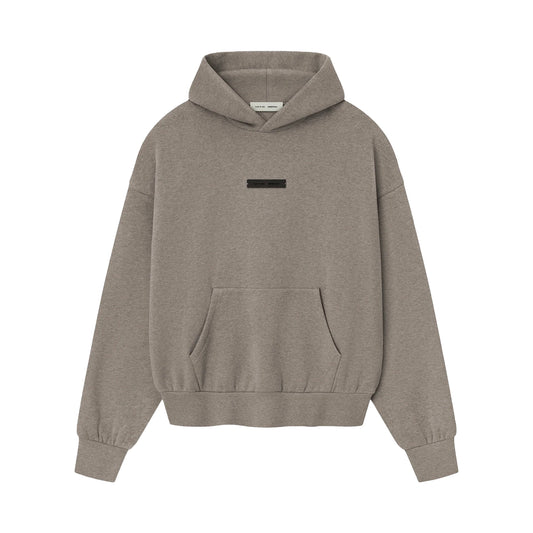 FEAR OF GOD ESSENTIALS CLASSIC FLEECE HOODIE HOMESTEAD HEATHER