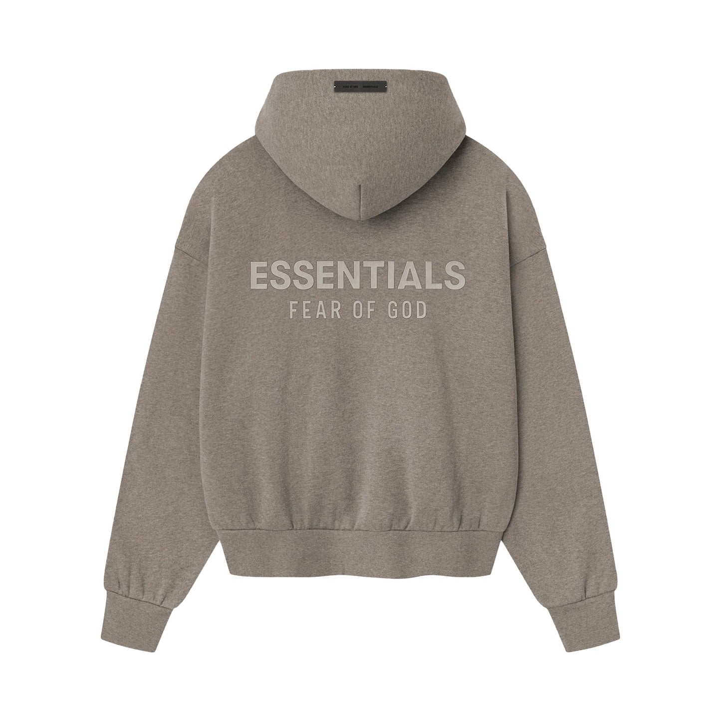 FEAR OF GOD ESSENTIALS CLASSIC FLEECE HOODIE HOMESTEAD HEATHER