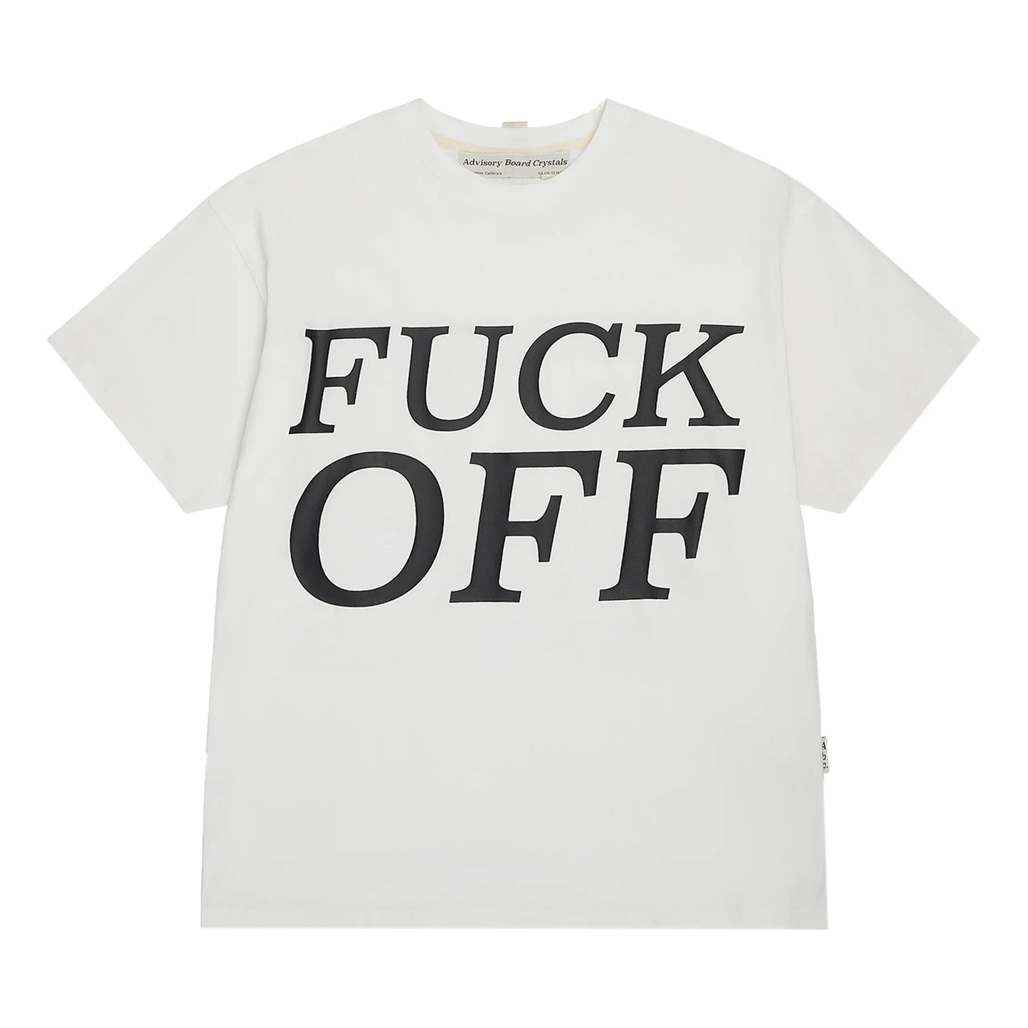 ADVISORY BOARDS CRYSTALS Abc. FUCK OFF SS T-SHIRT