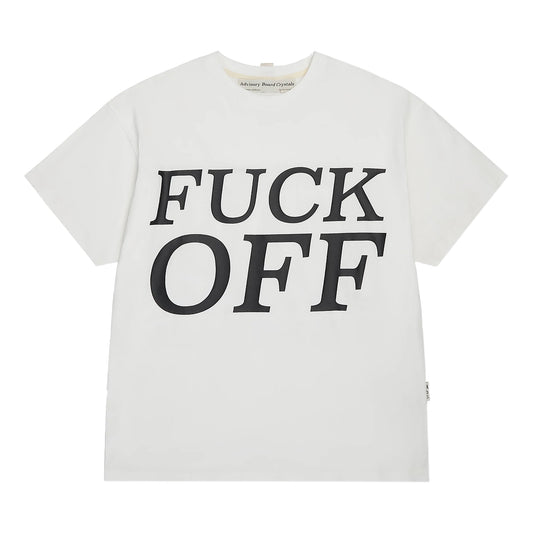 ADVISORY BOARDS CRYSTALS Abc. FUCK OFF SS T-SHIRT
