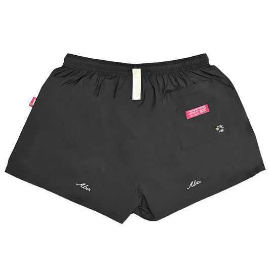 ADVISORY BOARDS CRYSTALS  ATHLETICS TRACK SHORT BLACK