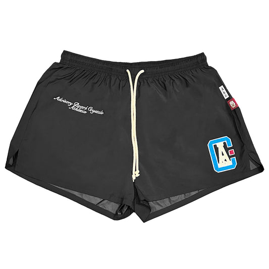 ADVISORY BOARDS CRYSTALS  ATHLETICS TRACK SHORT BLACK