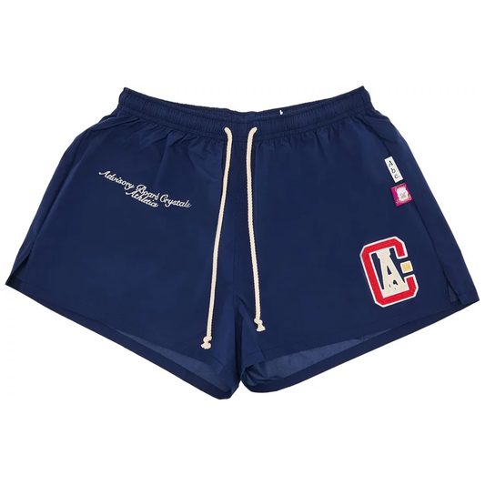 ADVISORY BOARD CRYSTALS ATHLETICS TRACK SHORT NAVY