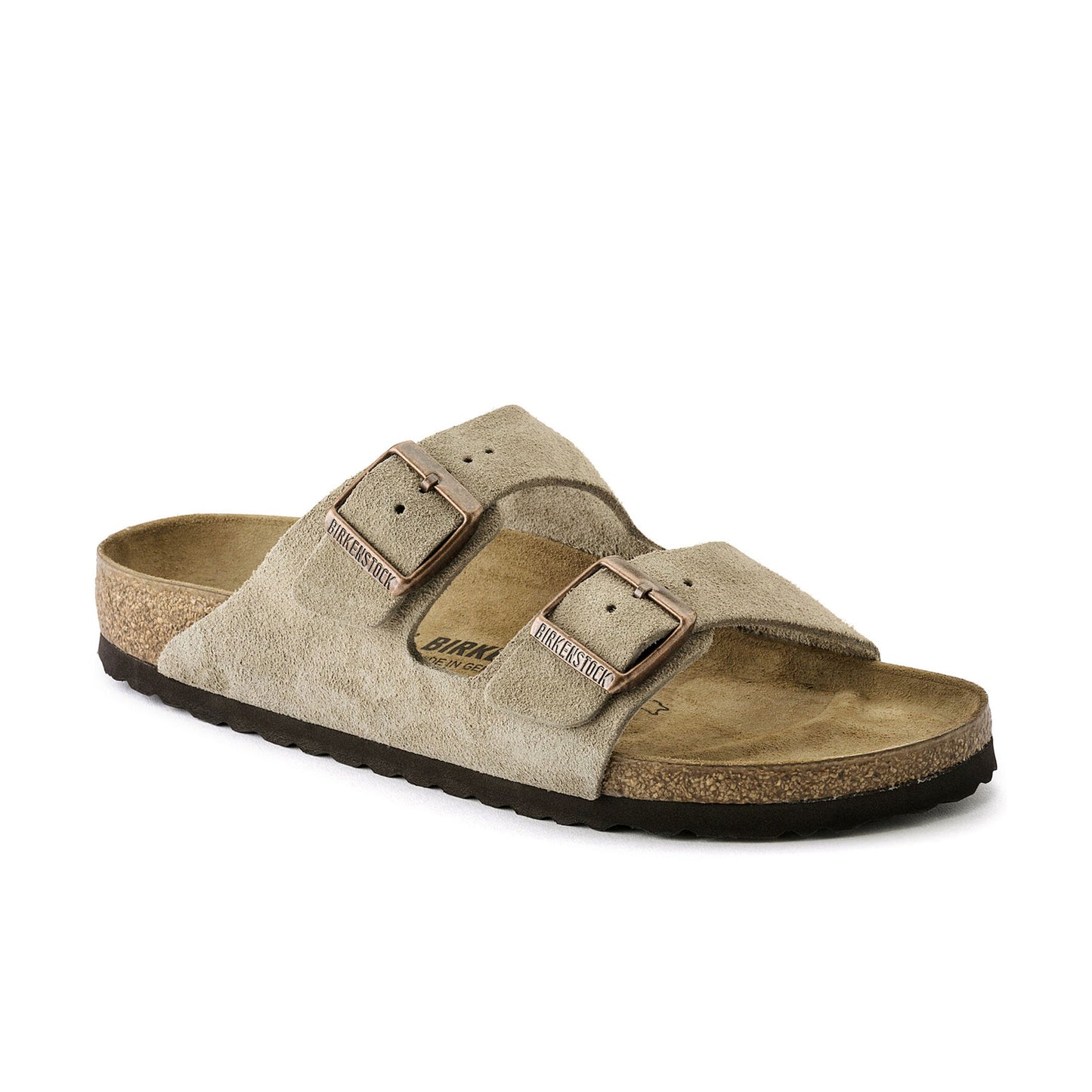 BIRKENSTOCK ARIZONA SUEDE LEATHER TAUPE
