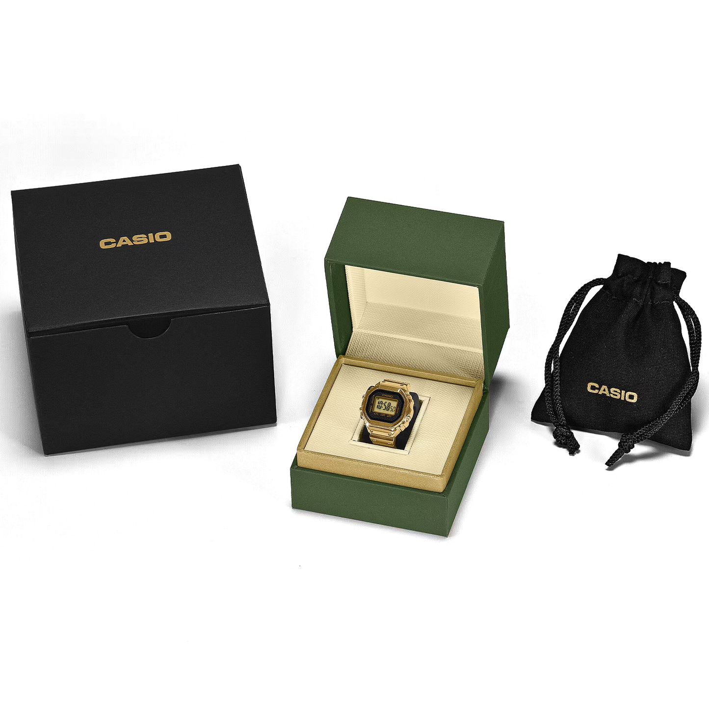 CASIO GOLD RING WATCH CRW001G-9