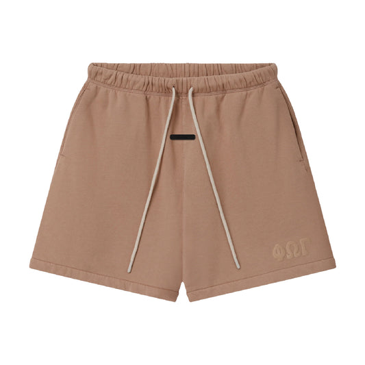 FEAR OF GOD ESSENTIAL CLASSIC SWEATSHORT WASHED GINGER