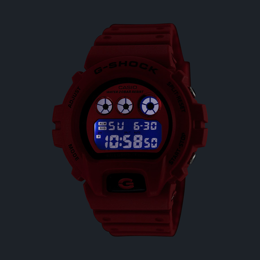 G-SHOCK DIGITAL 6900 SERIES RED/BLACK DW6900RRB-4
