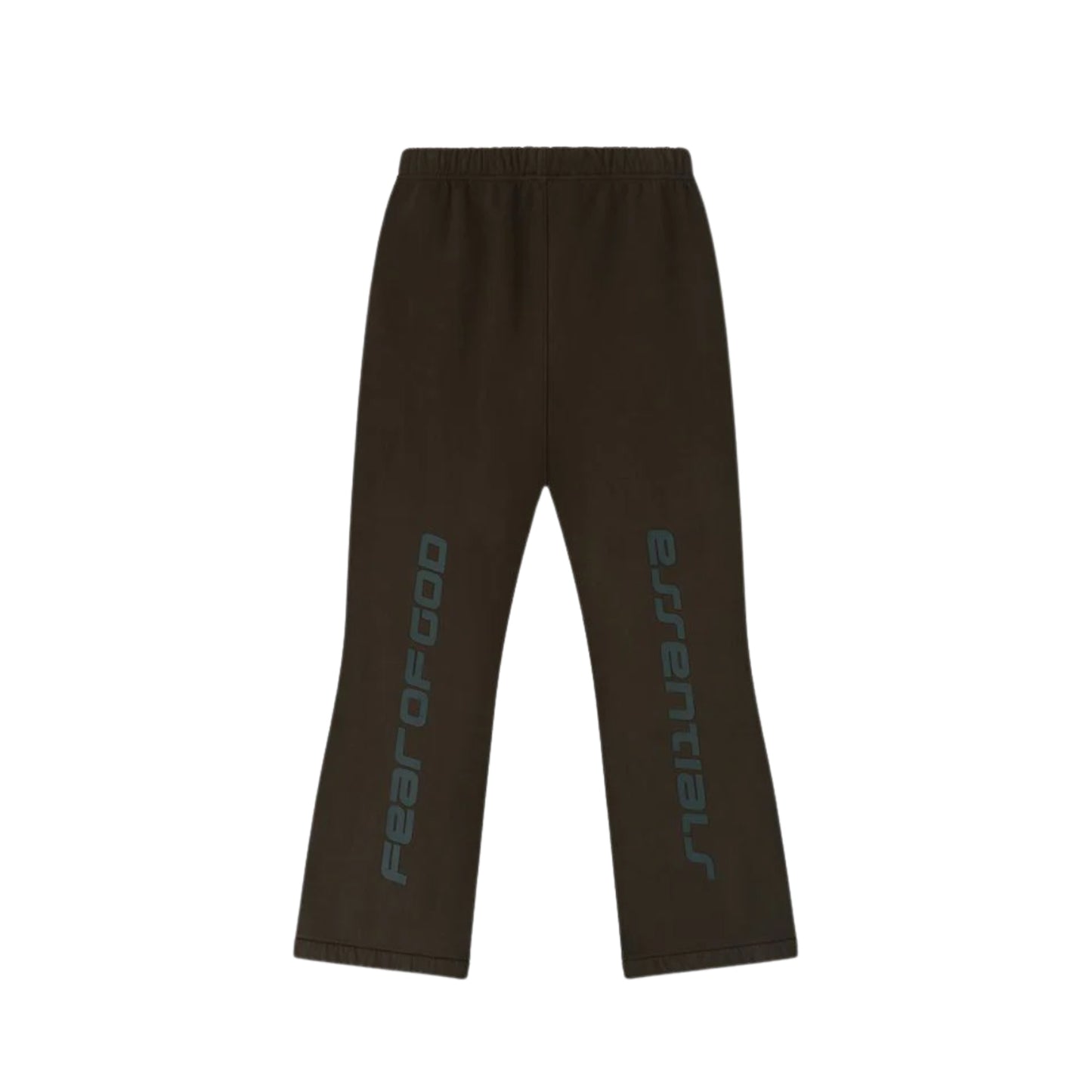 FEAR OF GOD ESSENTIALS HEAVY FLEECE FLARE SWEATPANTS BROWN
