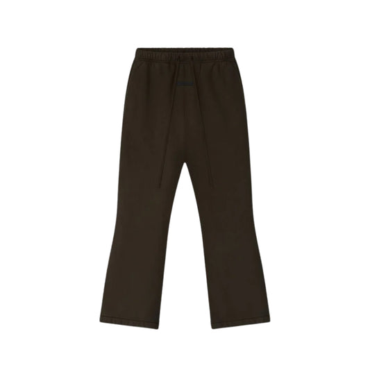 FEAR OF GOD ESSENTIALS HEAVY FLEECE FLARE SWEATPANTS BROWN