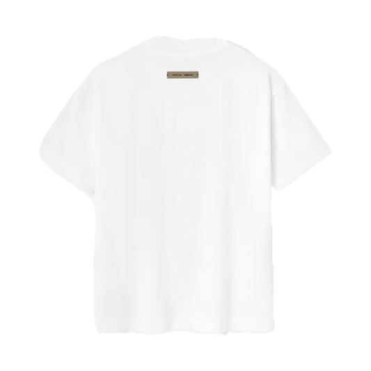 FEAR OF GOD ESSENTIALS KID'S CLASSIC CREWNECK TEE CLOUD WHITE