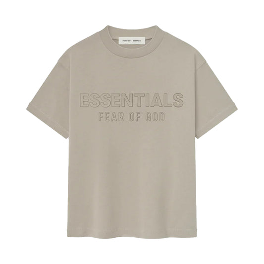 FEAR OF GOD ESSENTIALS KID'S CLASSIC CREWNECK TEE TIMBER