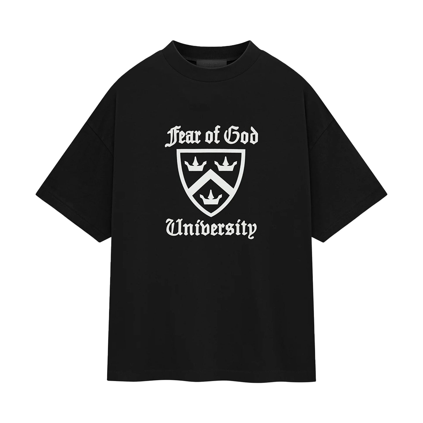 FEAR OF GOD ESSENTIALS HEAVY CREWNECK TEE (BLACK)