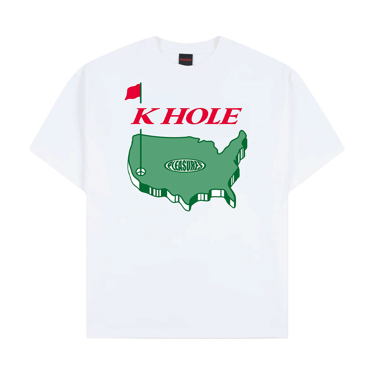 PLEASURES HOLE T-SHIRT WHITE