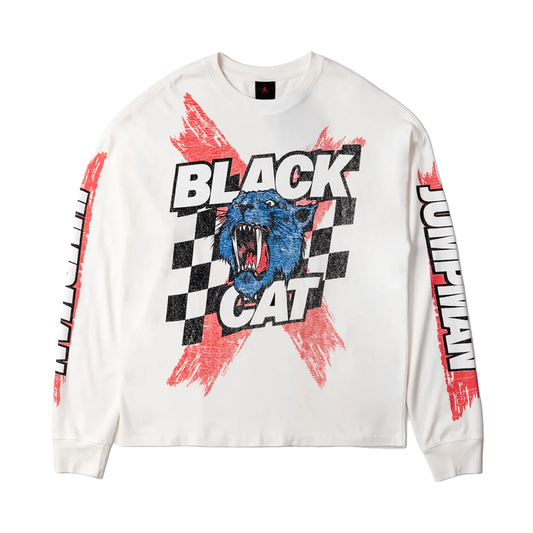 M J BLACK CAT LS TEE IO9586-160