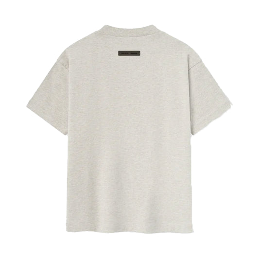 FEAR OF GOD ESSENTIALS KID'S CLASSIC CREWNECK TEE HEATHER STONE