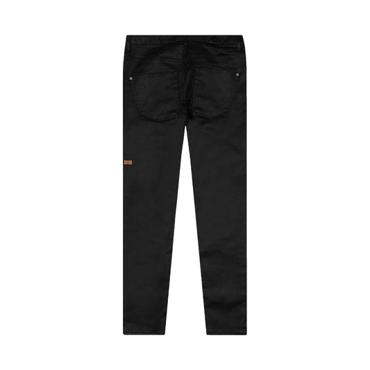 KSUBI CHITCH BLACK WAX PANTS