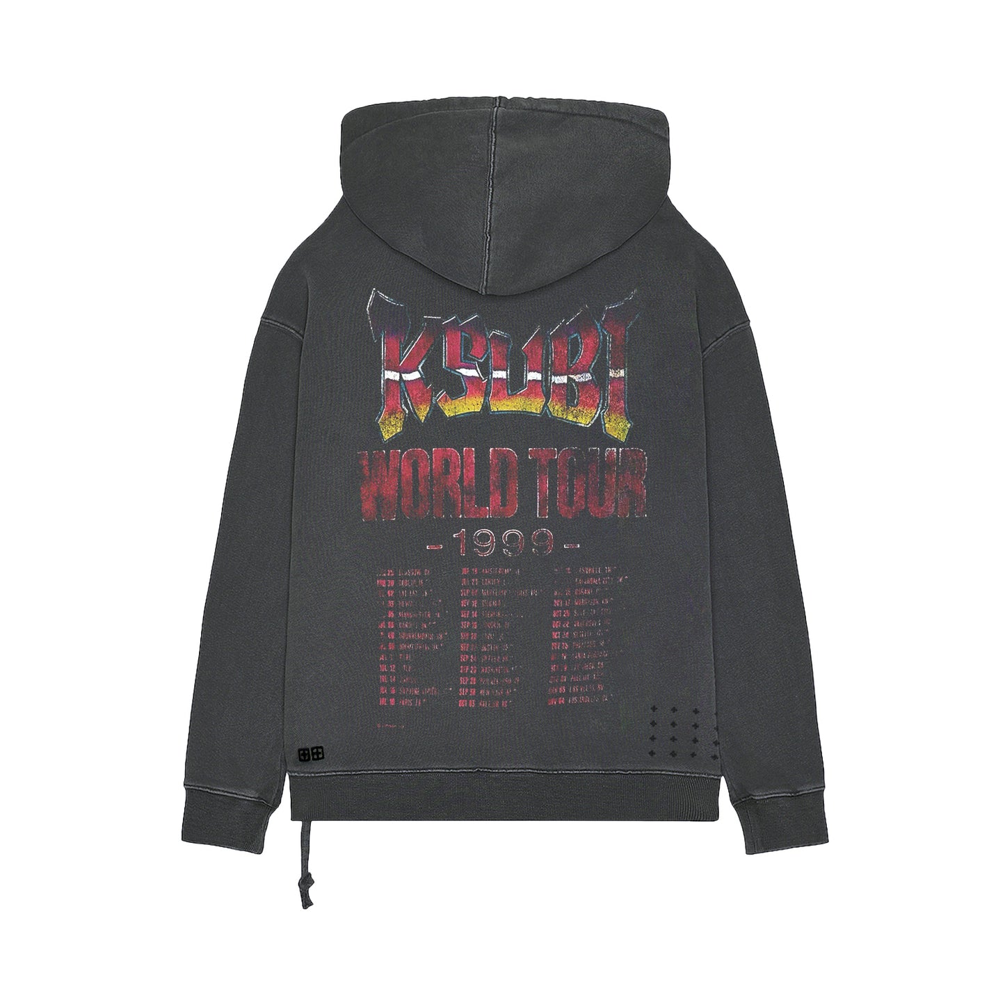 KSUBI GLOBAL EKCESS HOODIE CHARCOAL
