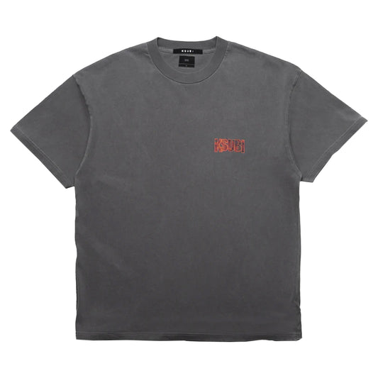 KSUBI KICKSTART EKCESS SS TEE CHARCOAL