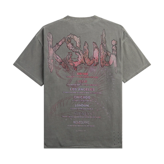 KSUBI KNOTTED EKCESS SS TEE CHARCOAL