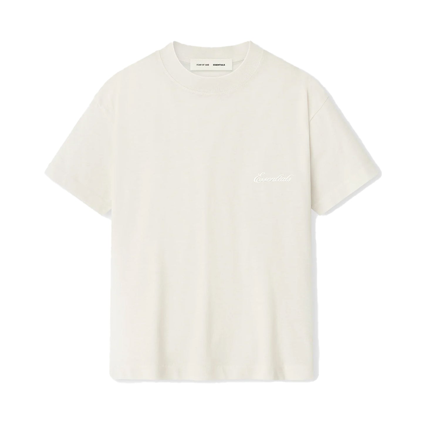 FEAR OF GOD ESSENTIALS KID'S EMBROIDERED TEE IVORY