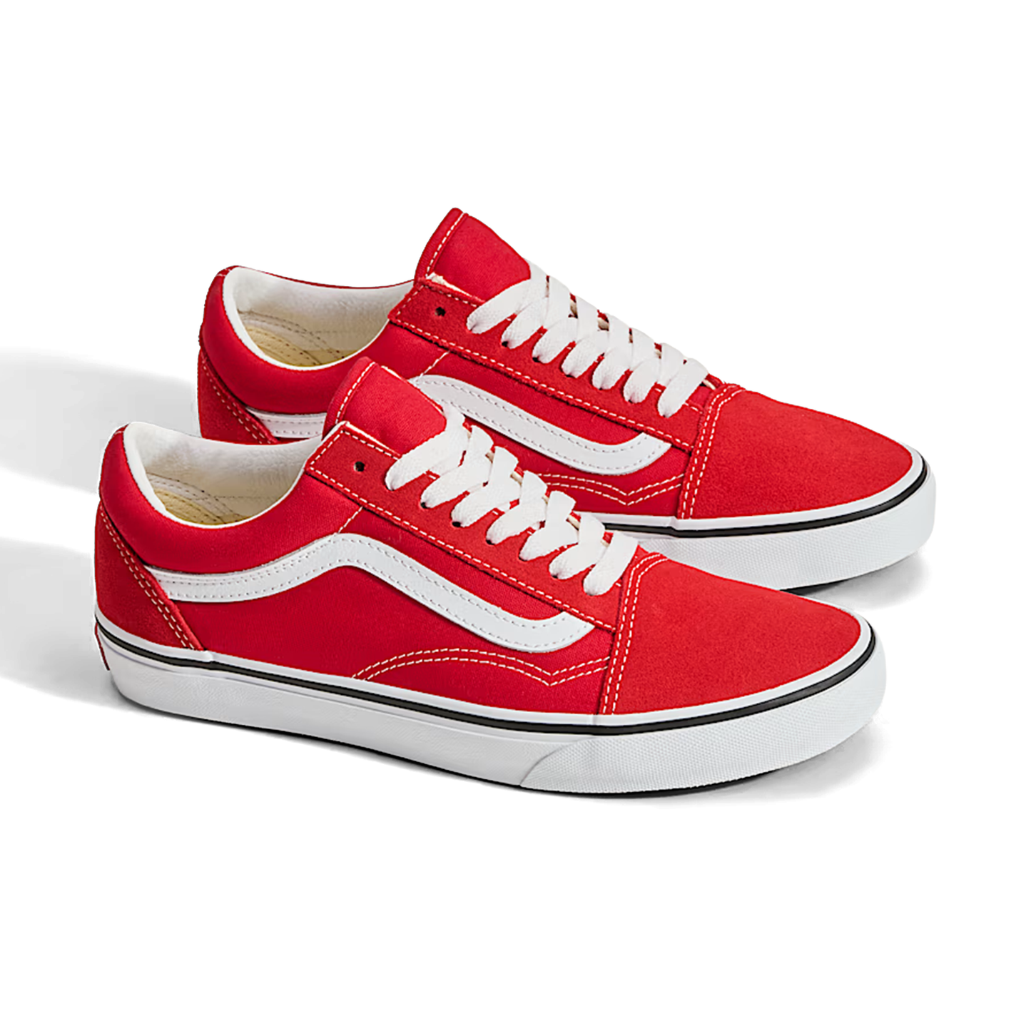 VANS OLD SKOOL SHOE RACING RED/WHITE