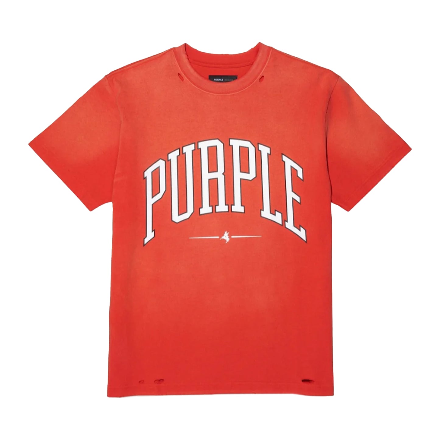 PURPLE P117 COLLEGIATE T-SHIRT RED