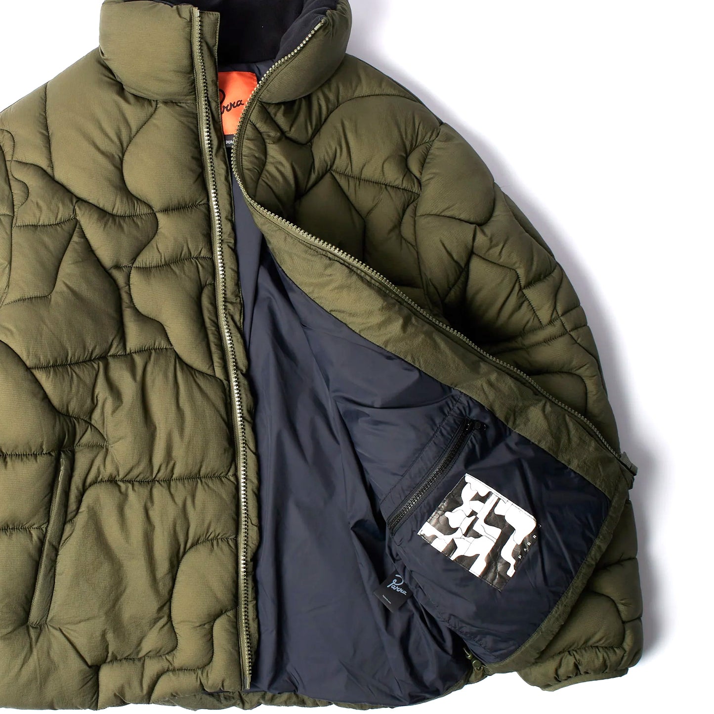 PARRA BORING VILLAGE PUFFER JACKET GREEN