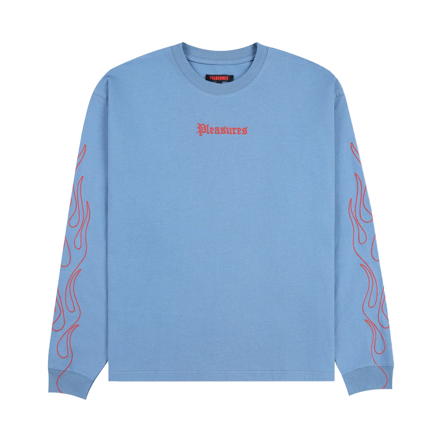 PLEASURES FIERY HEAVYWEIGHT LONGSLEEVE SLATE