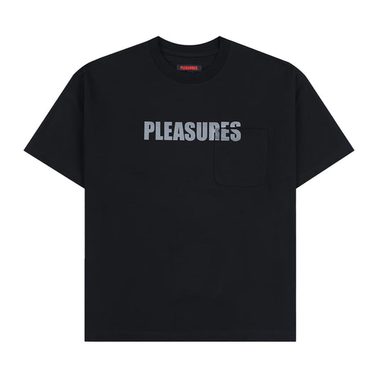 PLEASURES IMPACT POCKET HEAVYWEIGHT SHIRT BLACK
