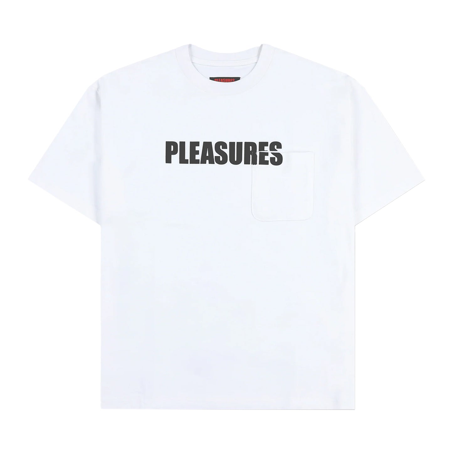 PLEASURES IMPACT POCKET HEAVYWEIGHT SHIRT WHITE