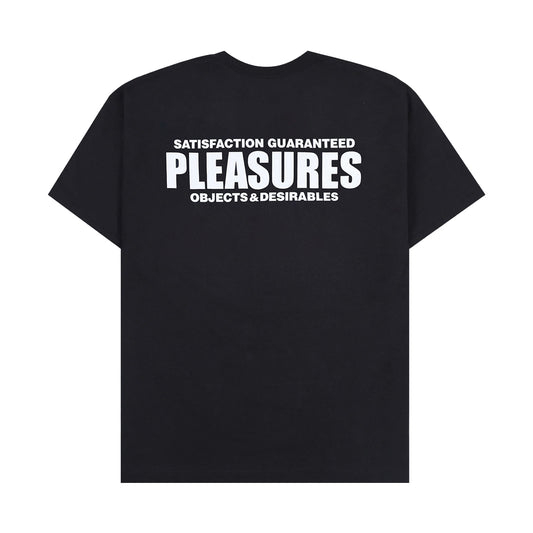 PLEASURES STAFF POCKET T-SHIRT BLACK