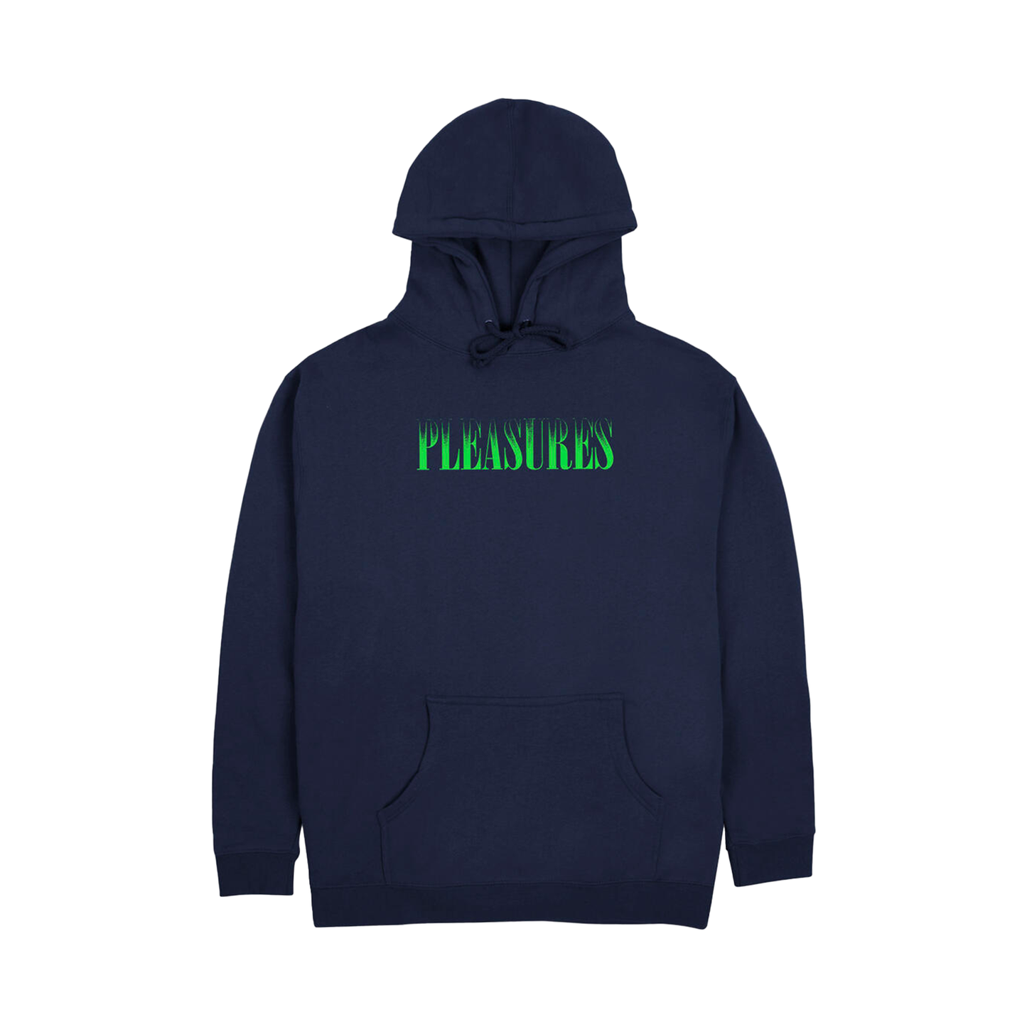 PLEASURES CRUMBLE HOODIE NAVY