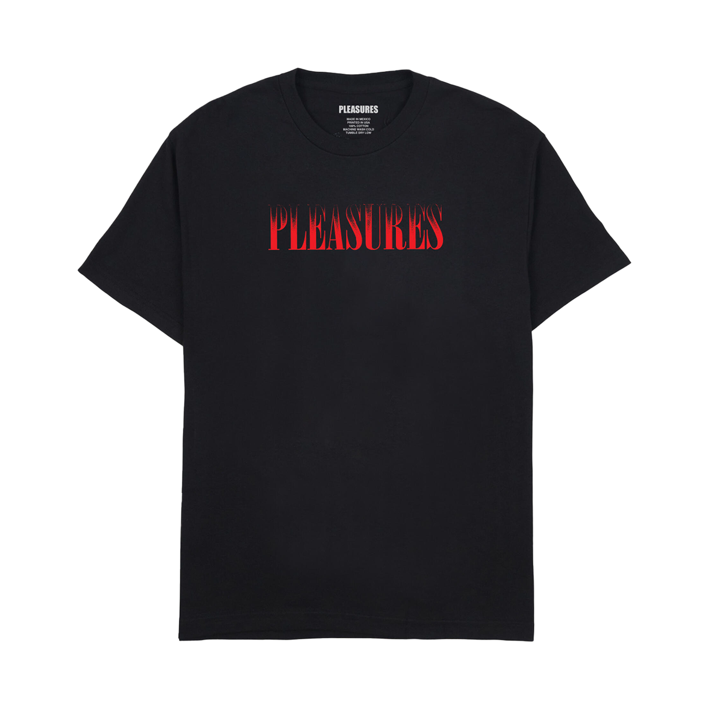 PLEASURES CRUMBLE T-SHIRT BLACK