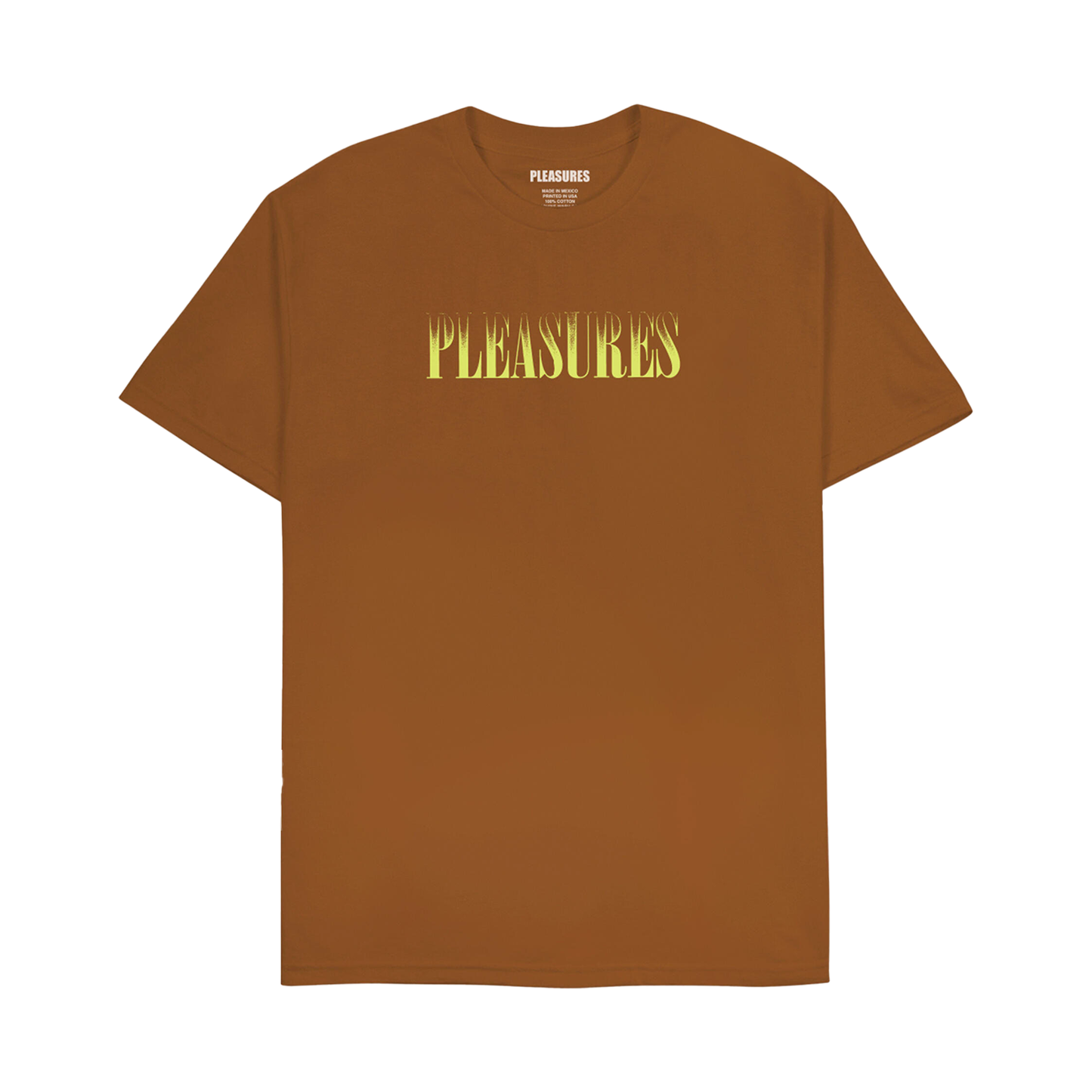 PLEASURES CRUMBLE T-SHIRT TEXAS ORANGE