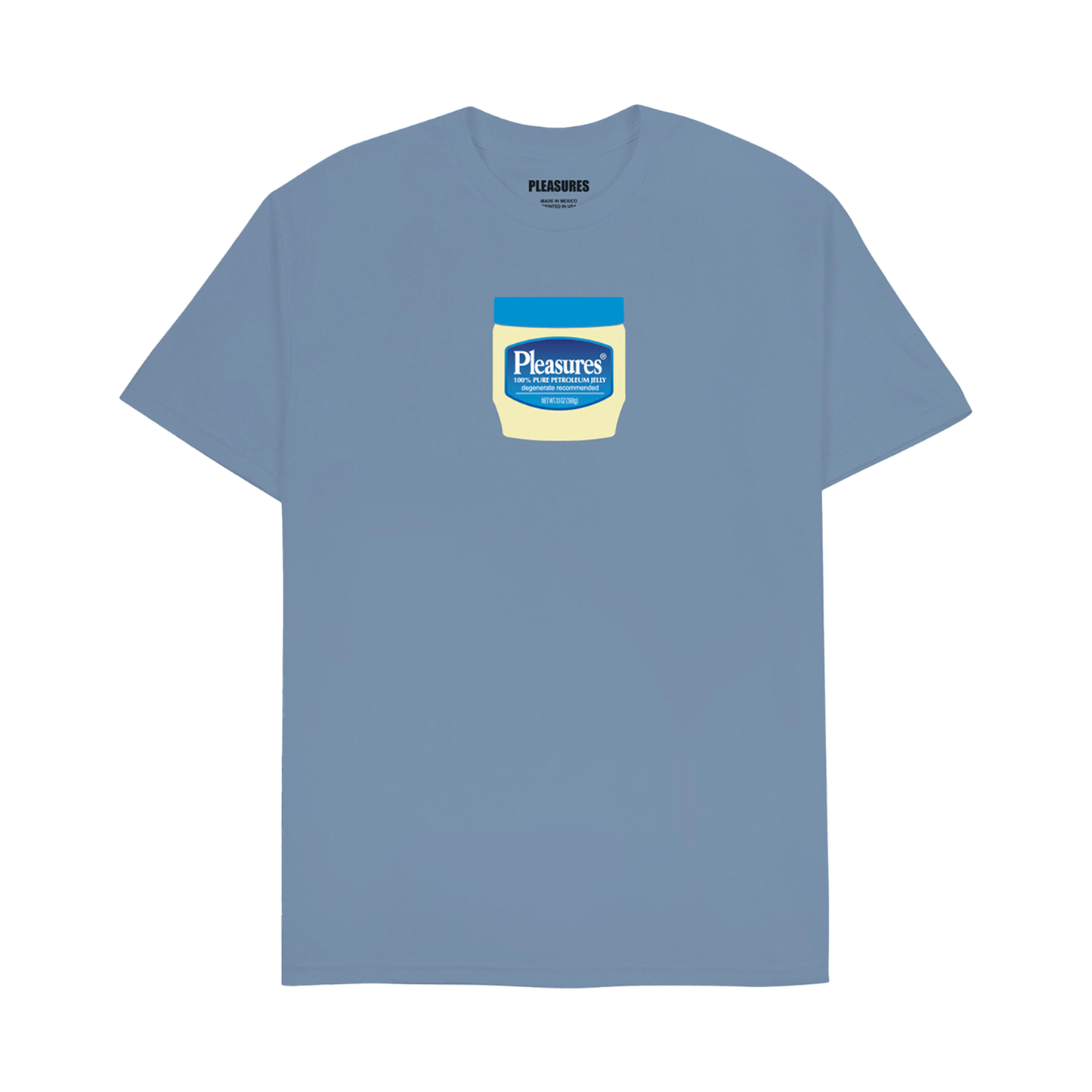 PLEASURES JELLY T-SHIRT STONE BLUE