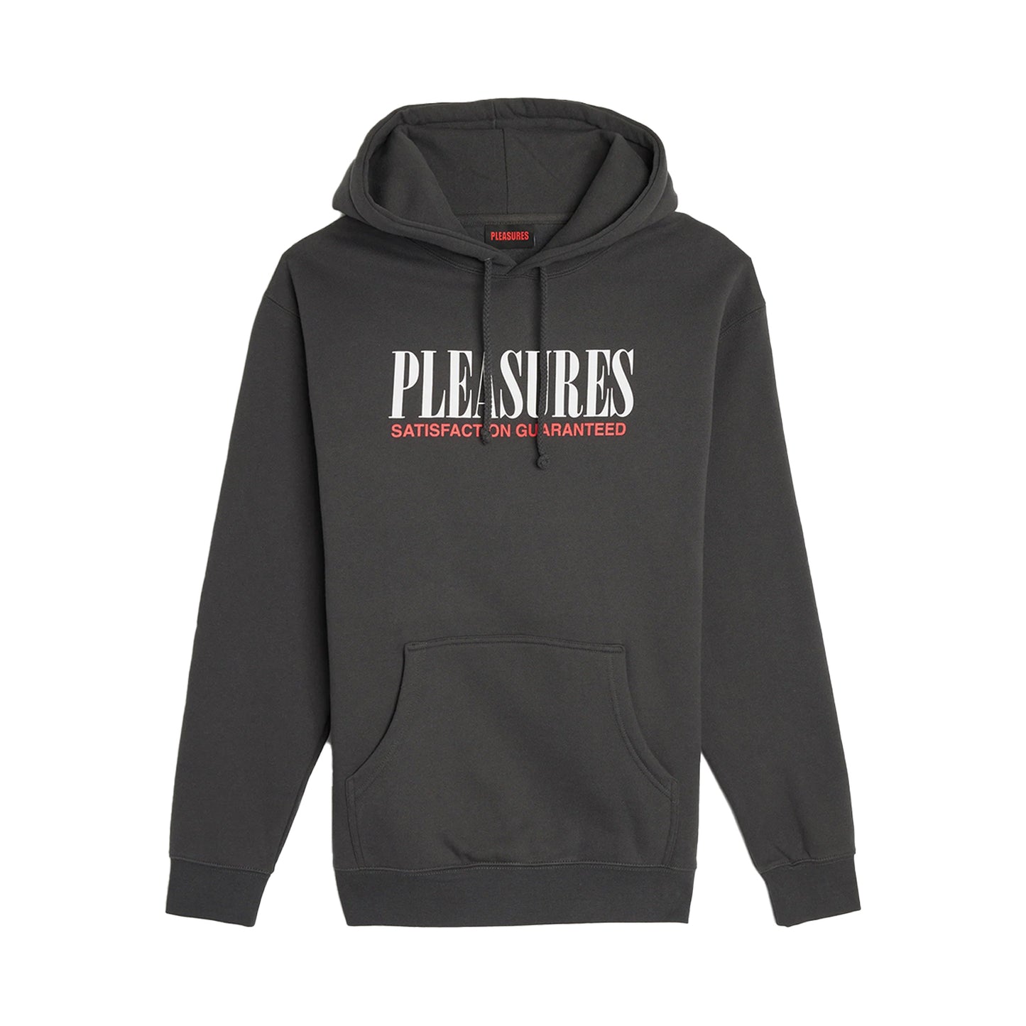 PLEASURES SATISFACTION HOODIE ASPHALT