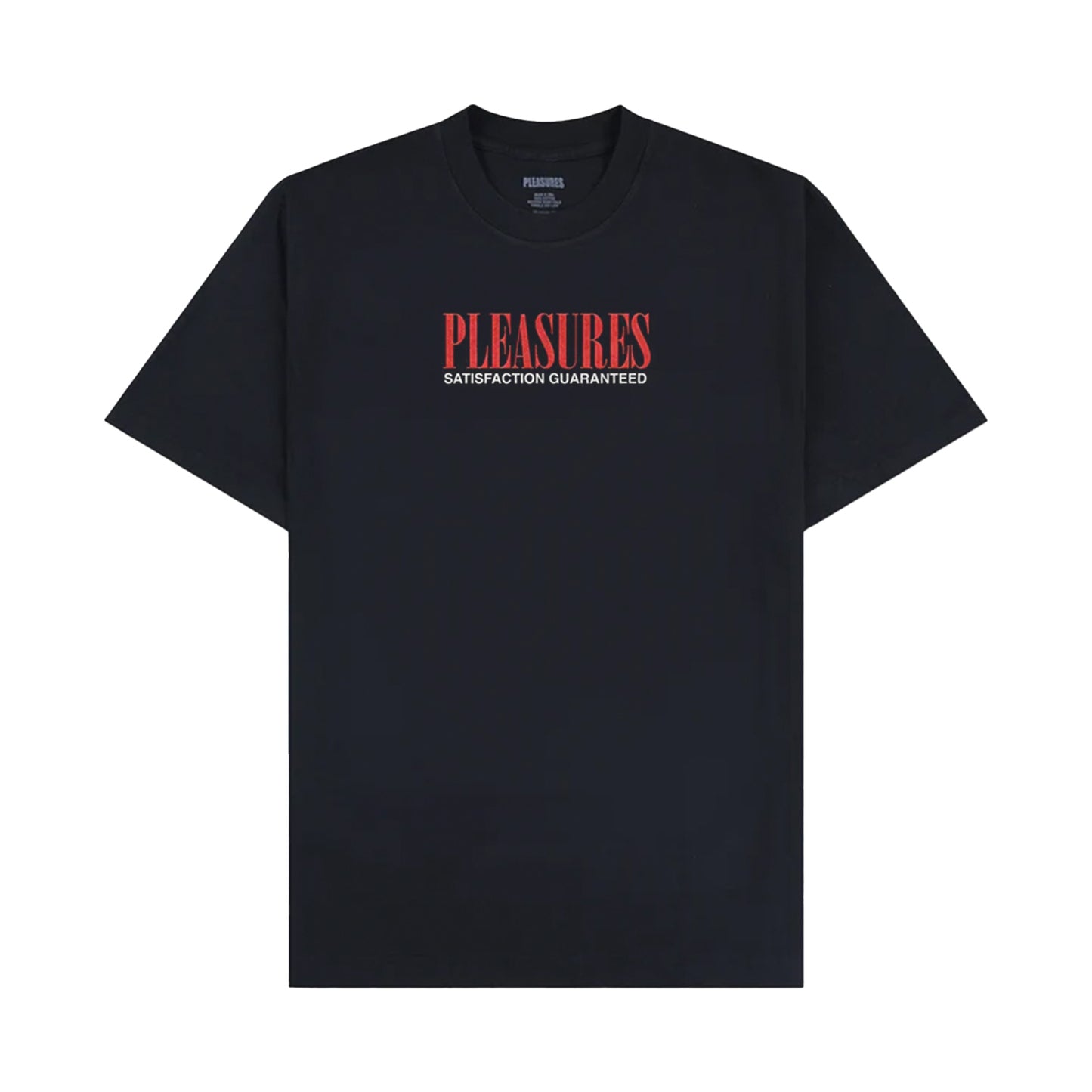 PLEASURES SATISFACTION T-SHIRT BLACK