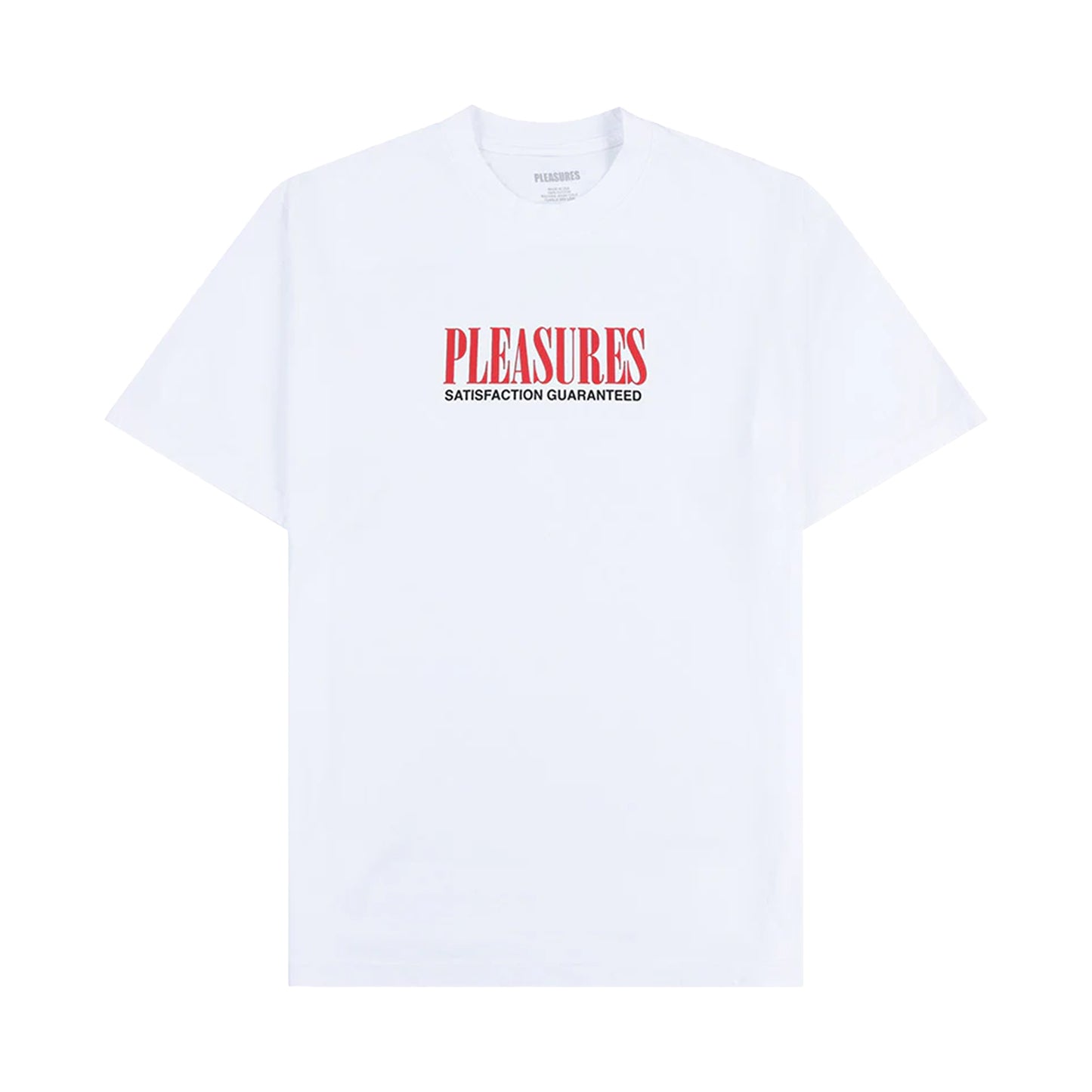 PLEASURES SATISFACTION T-SHIRT WHITE