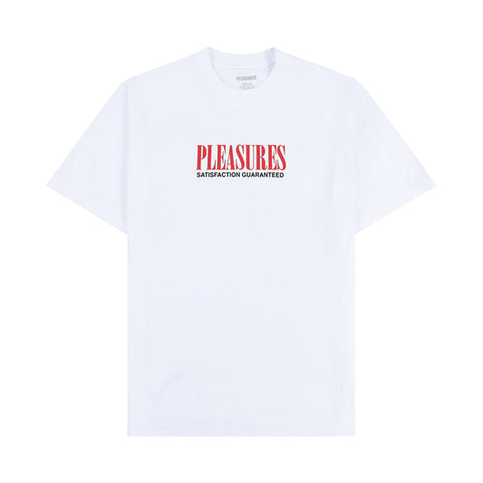 PLEASURES SATISFACTION T-SHIRT WHITE