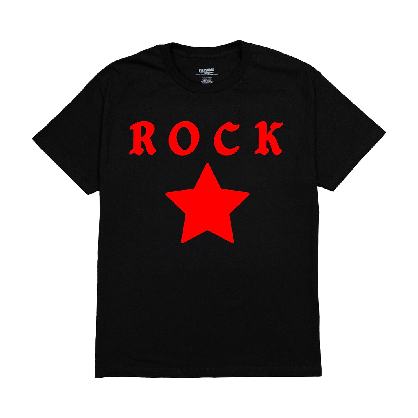PLEASURES ROCKSTAR T-SHIRT BLACK