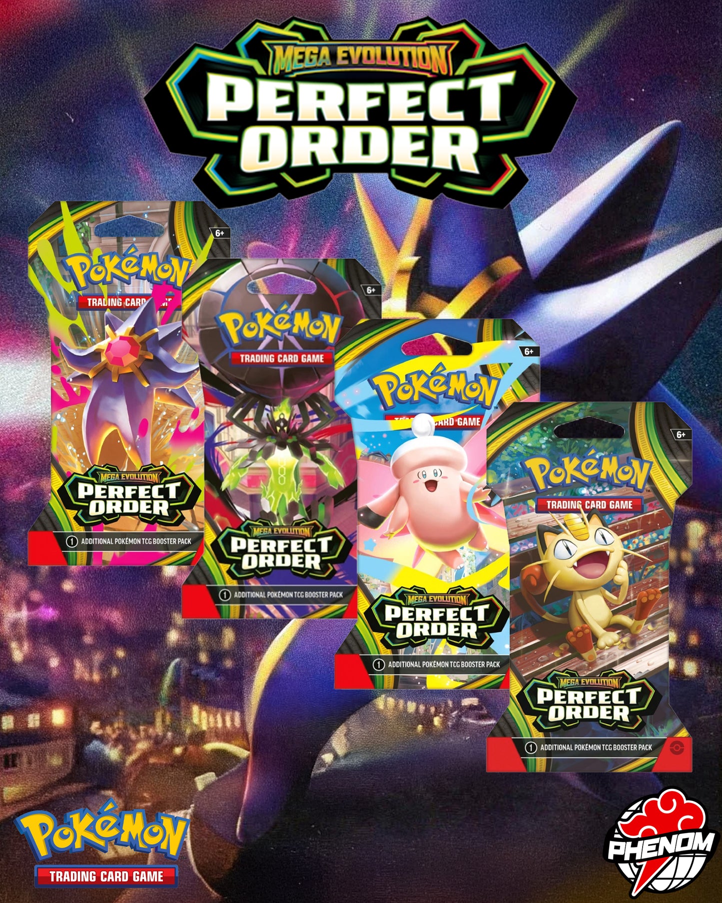 POKEMON TCG: PERFECT ORDER SLEEVED BOOSTER PACK - ME03: PERFECT ORDER (POR)