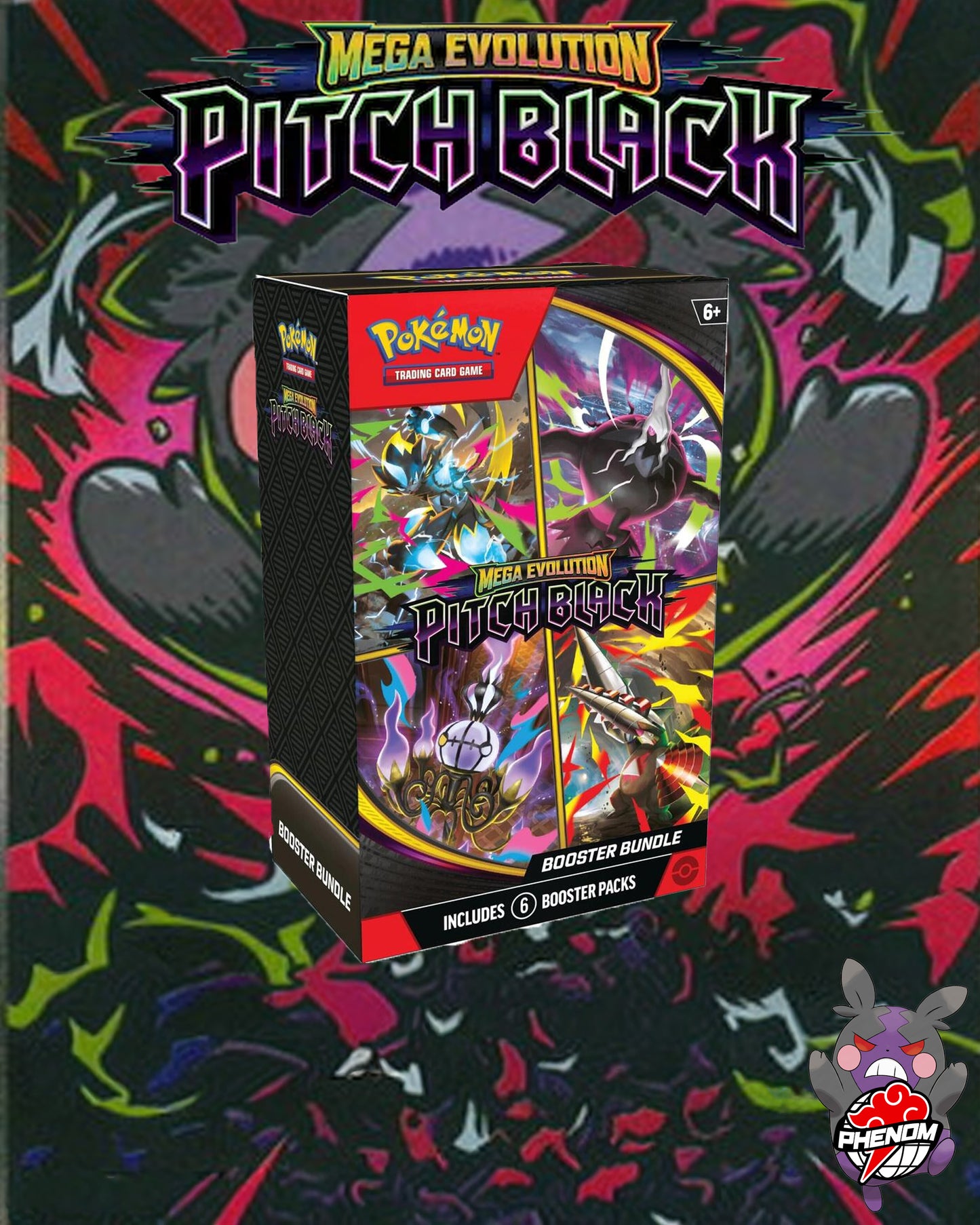 POKEMON TCG: PITCH BLACK BOOSTER BUNDLE - ME05: PITCH BLACK (PBL)