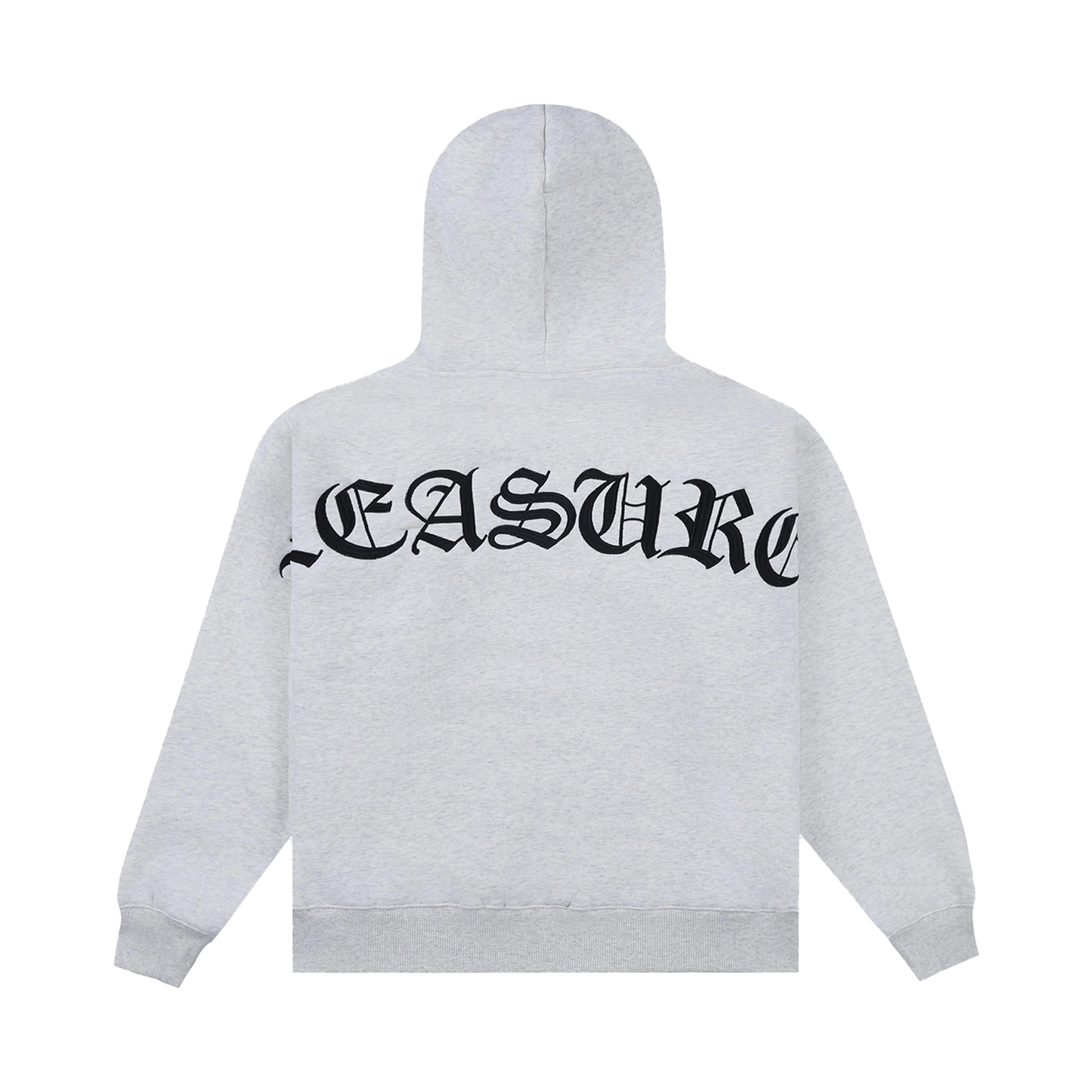 PLEASURES NEURAL HOODIE GREY MÉLANGE