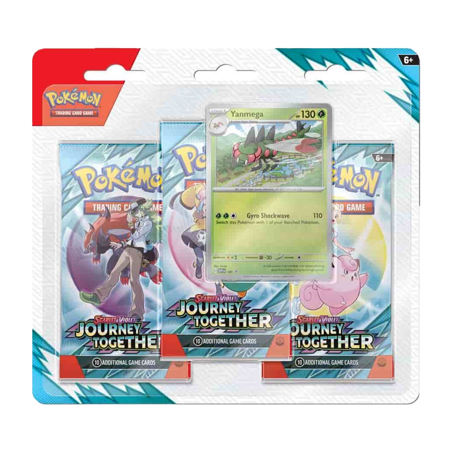 POKEMON TCG: SCARLET AND VIOLET (SV09): JOURNEY TOGETHER: THREE-BOOSTER BLISTER